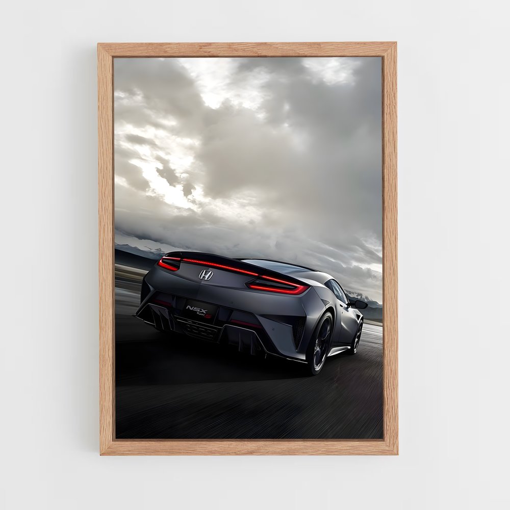 Poster Nsx type motorsport – affiche Honda (vue 4)